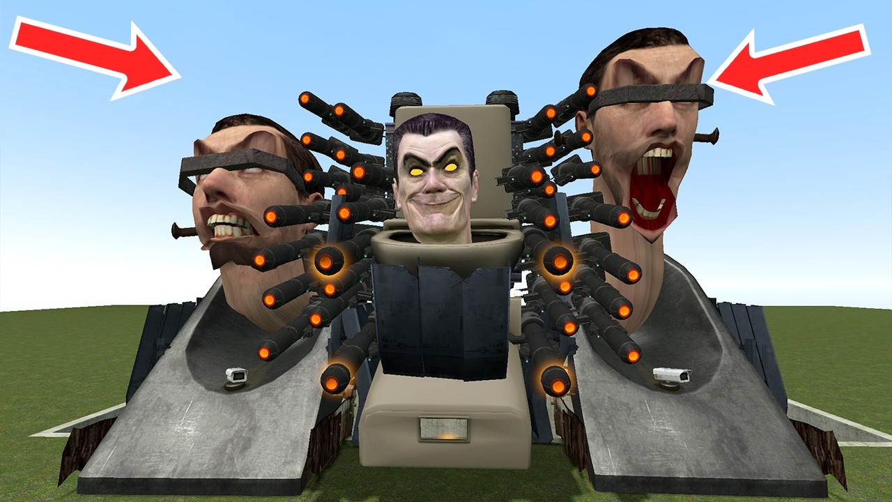 Spartan Kicking All New Skibidi Toilets Memes in the Giant Pit #350 - Garry's Mod