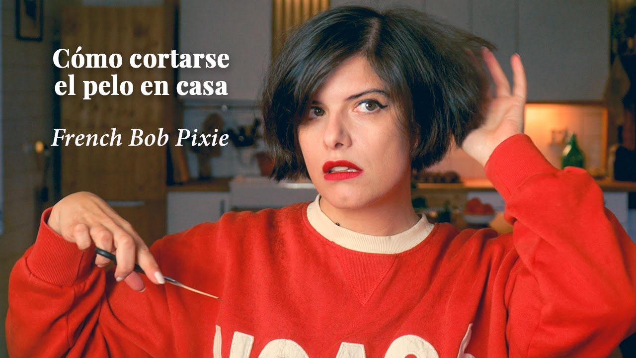 Como cortarse el pelo en casa - French Bob Pixie - o algo así. Bixie.