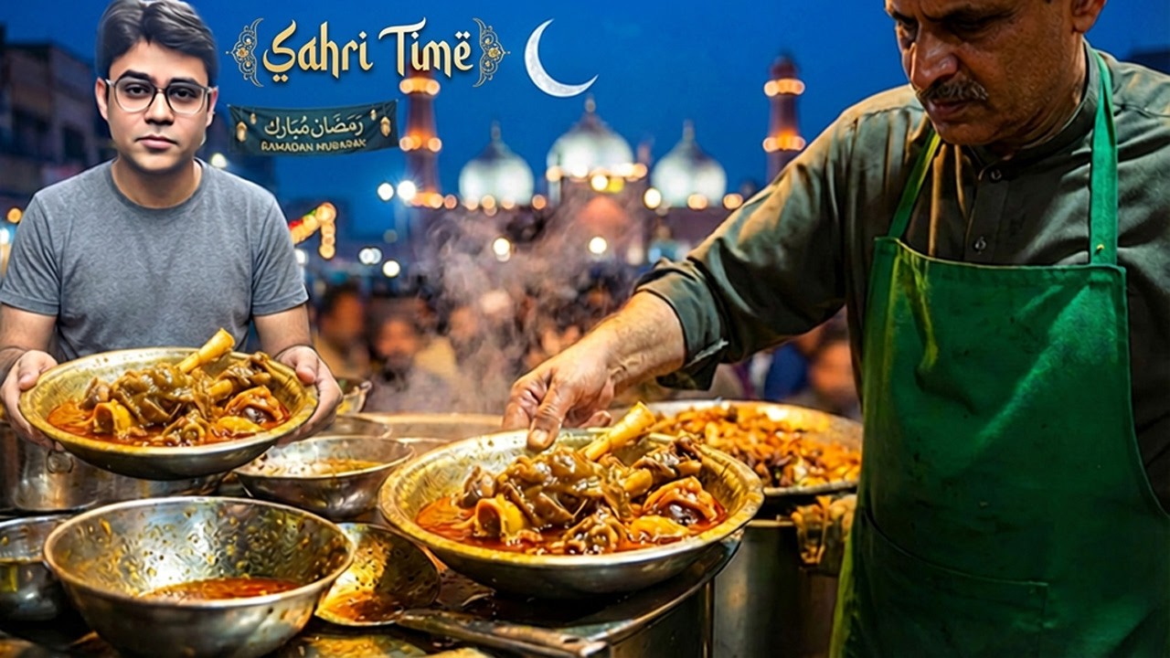 Very Crowded Sehri Amazing Most Famous  Saeed Bong Paye