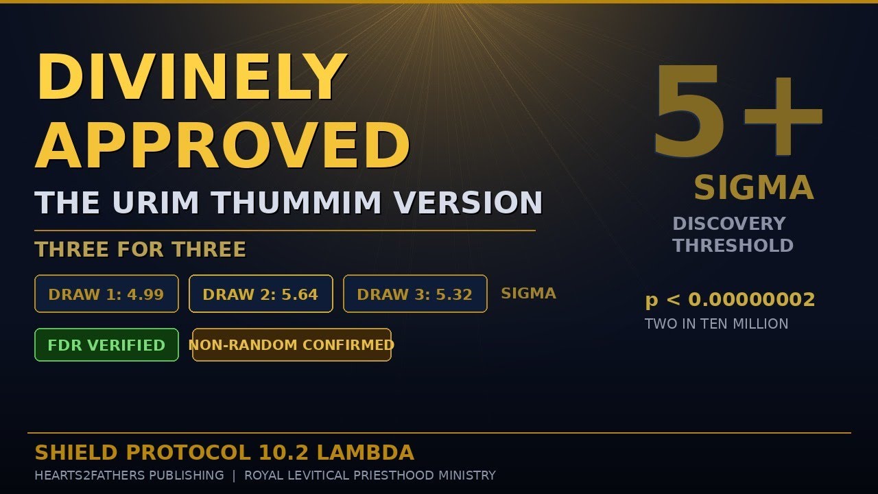 5 Sigma Proof  SHIELD 10.2 Says UTV Is Approved