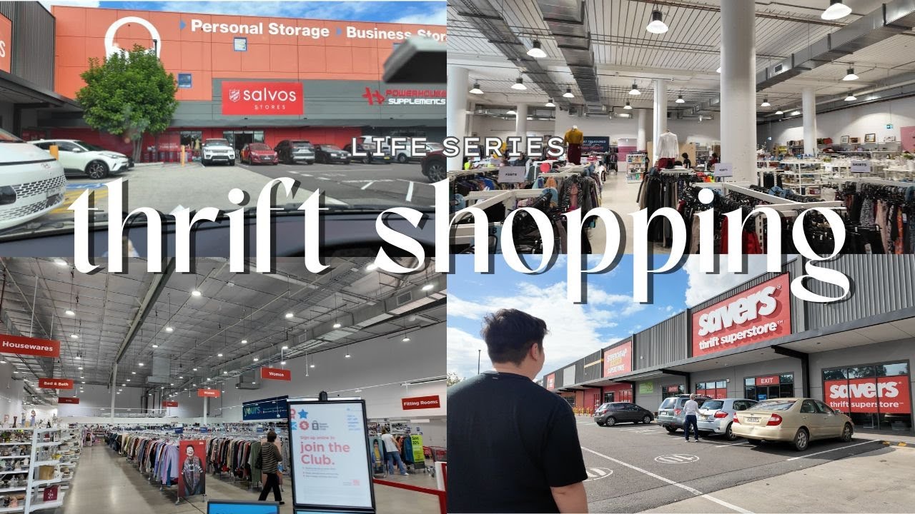 THRIFT SHOPPING WITH US 🛍️ | Salvos + Savers SYD | Terry N Mars