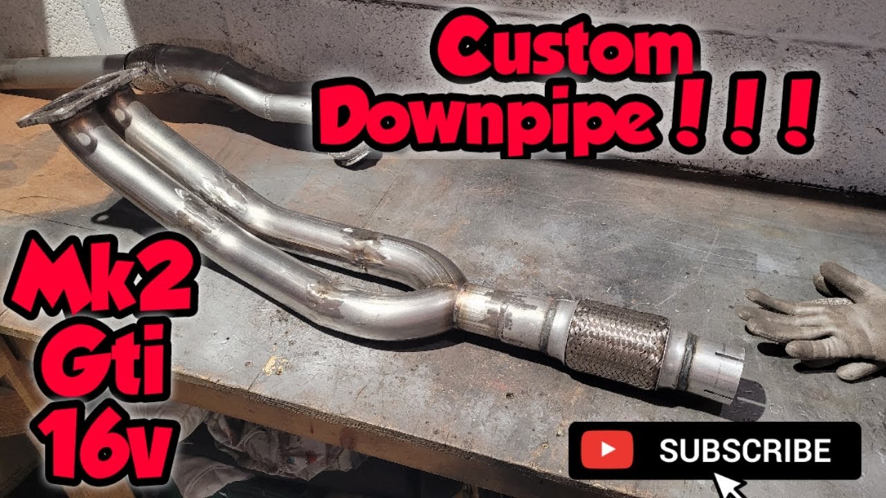 Mk2 Golf Gti 16v - Custom Exhaust Downpipe