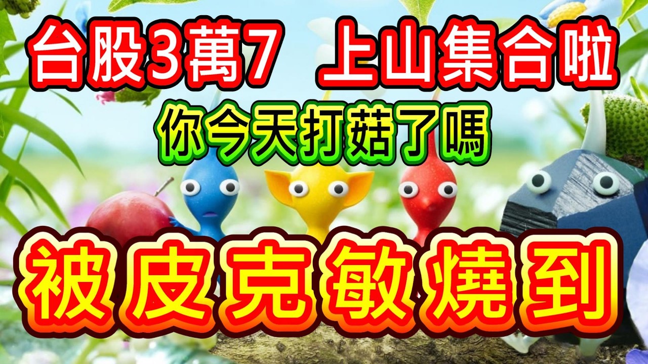 【存股人生】台股3萬7！你今天打菇了嗎？被皮克敏燒到！【卡哇KAWA】