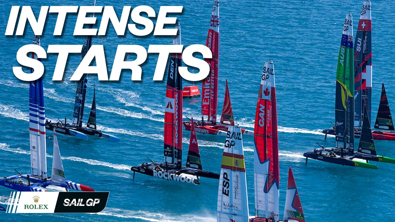 Most INTENSE Starts in SailGP History | Penalties, Collisions & MORE!