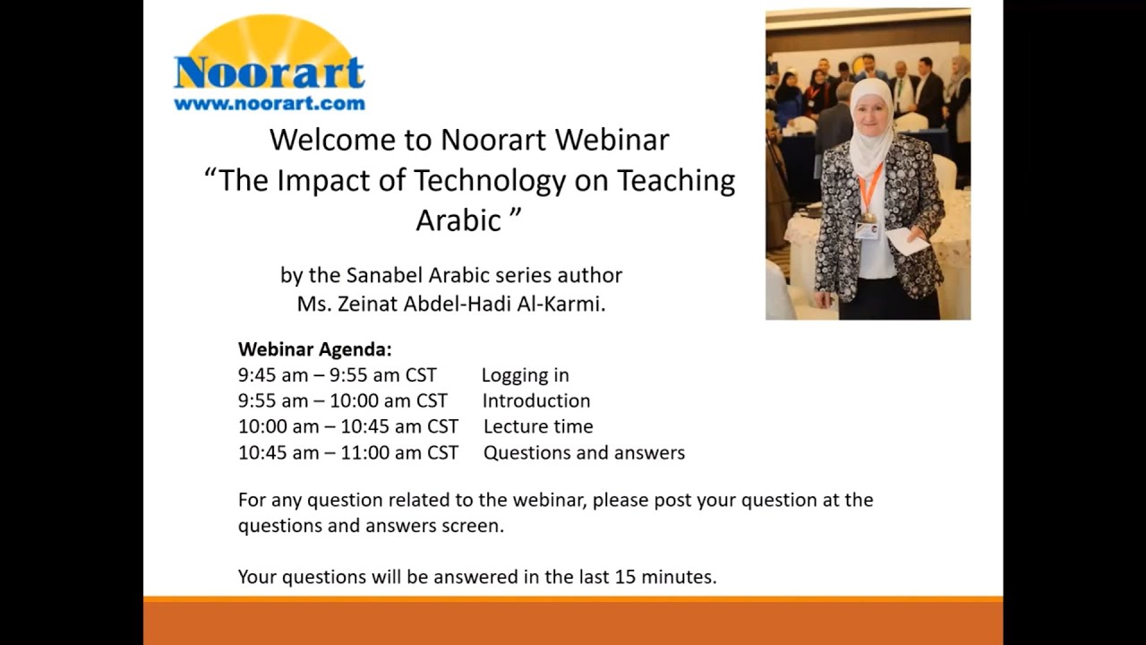 Sanabel Arabic Curriculum: Q&A Webinar with Mrs. Zeinat Al-Karmi |Learn Arabic