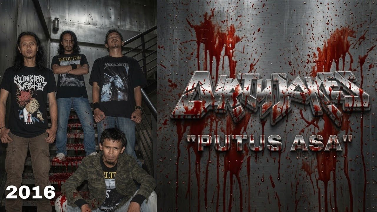 DIRTY JOKES - Putus Asa + Lyrics (Official Music Video 2016) Thrash Metal Indonesia