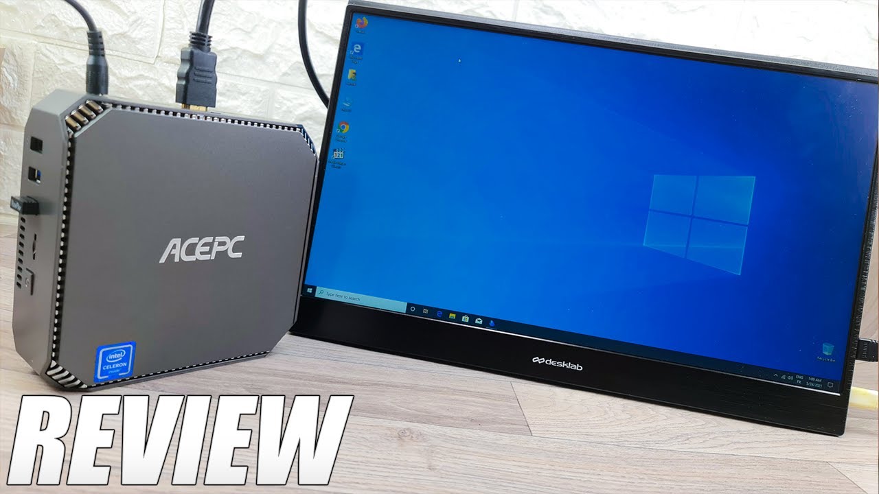 ACEPC Mini PC AK2 Windows 10 Pro Unboxing and Review