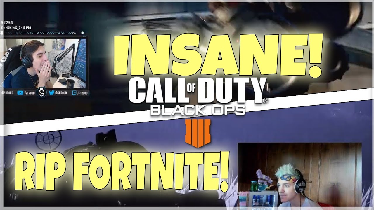 NINJA, SHROUD AND MORE STREAMERS REACT TO THE BLACKOUT TRAILER - Bo4 Blackout