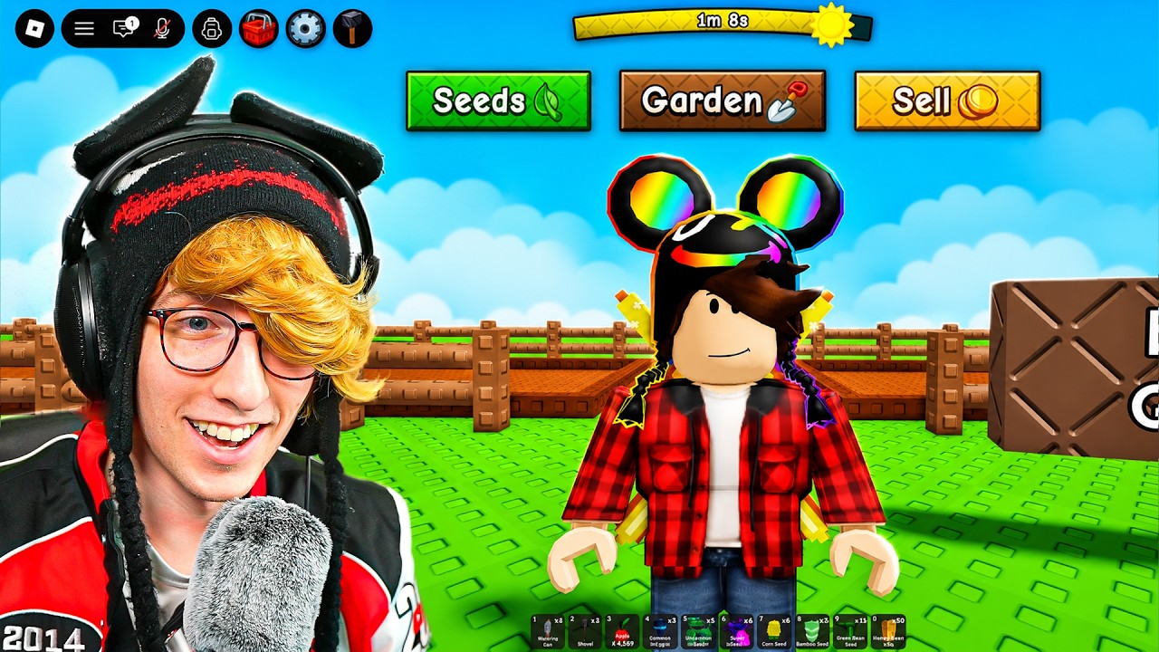Playing GROW A GARDEN 2 for the first time..