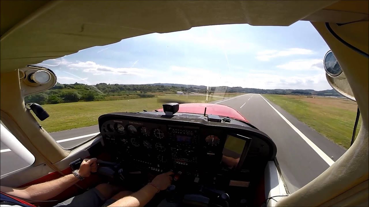 Departure from Oban in G-ROLY en-route to Tiree on 23/07/2014