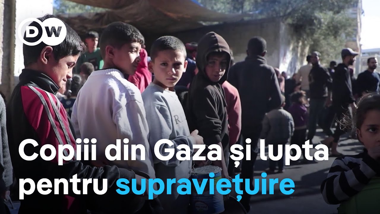 Copiii din Gaza și lupta pentru supraviețuire