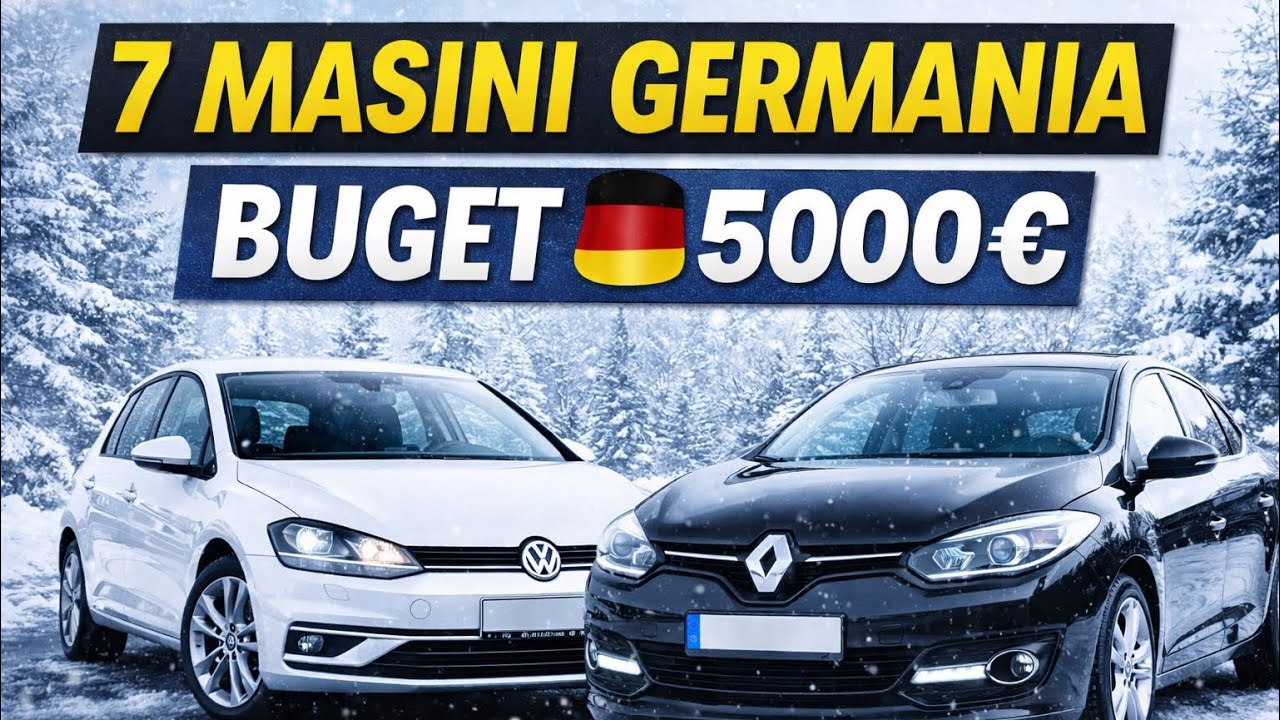 AM GĂSIT POMANĂ ÎN GERMANIA! 🇩🇪 7 Mașini de 5000 euro  februarie 2026 