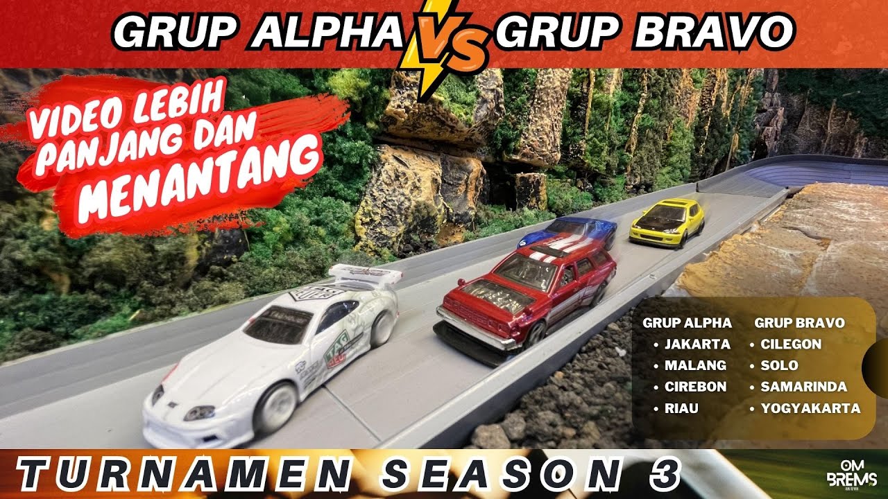 GRUP A & B + TOP 16A | SABOTASE | TURNAMEN SEASON 3 @om brems @YouTube