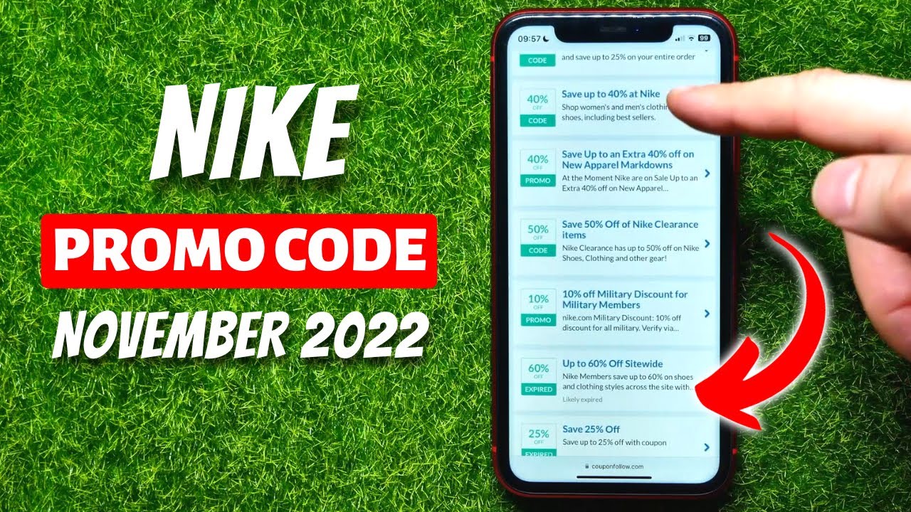 NEW! Nike Promo Code November 2022