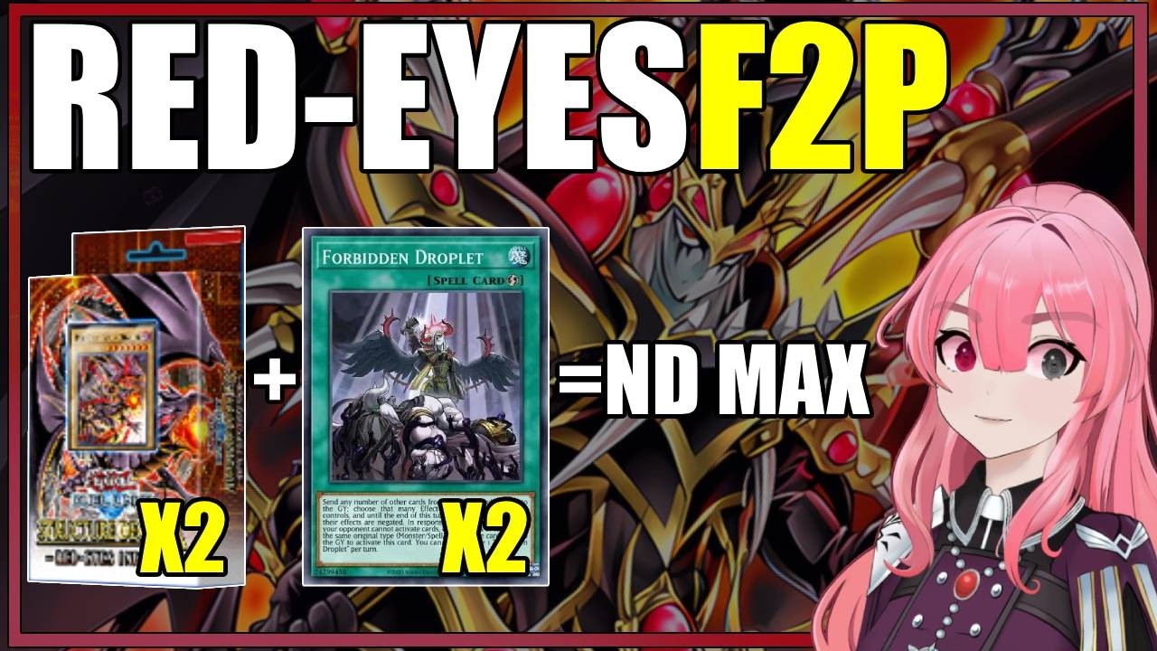RED-EYES F2P + 2 DROPLETS ND MAX! BUENO,BONITO Y BARATO