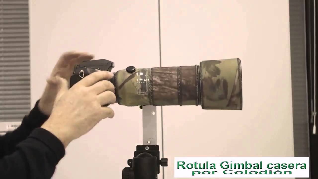Rotula Gimbal casera muy sencilla y efectiva