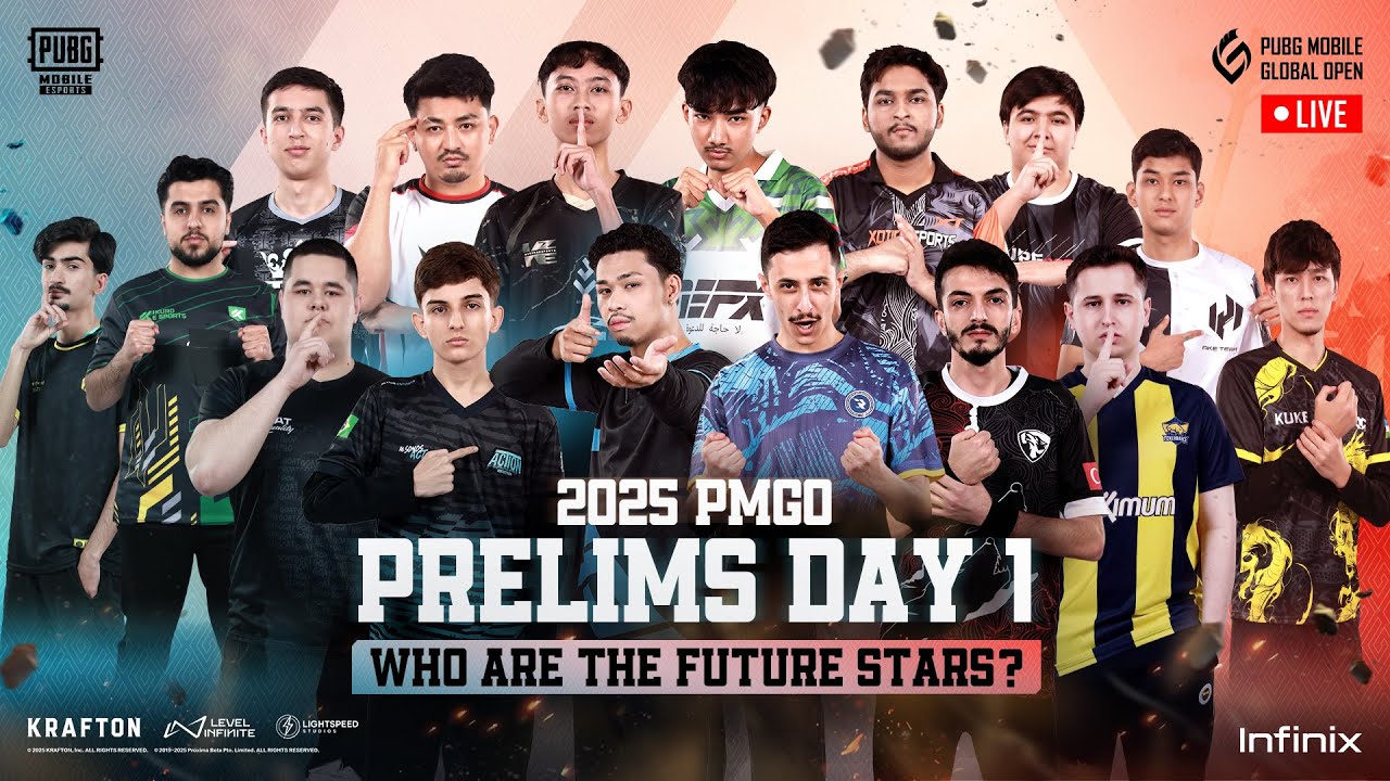 [EN] 2025 PMGO Uzbekistan Prelims | Day 1 | PUBG MOBILE Global Open Uzbekistan
