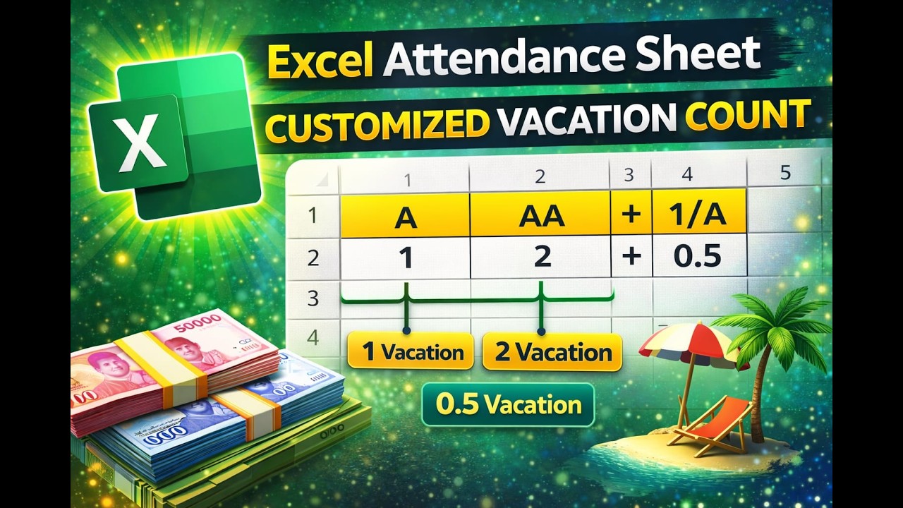 HOW  TO  MAKE  ATTENDANCE  SHEET  IN  EXCEL