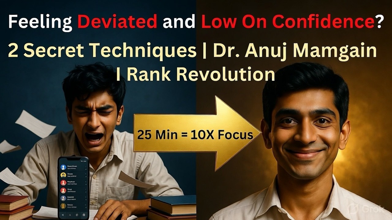 From Zero to Laser Focus in 25 Minutes I How to remove Distractions I Concentration Problem? Fixed!