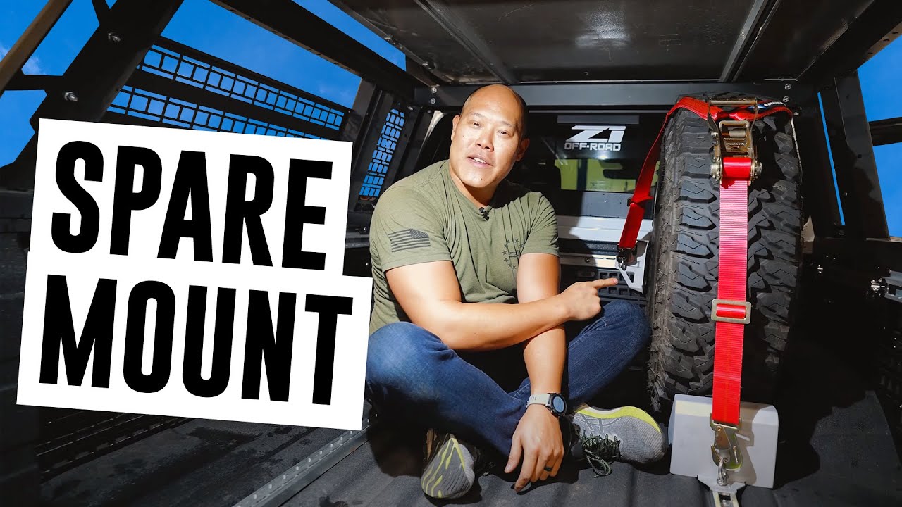 Utilitrack Spare Tire Mount Install