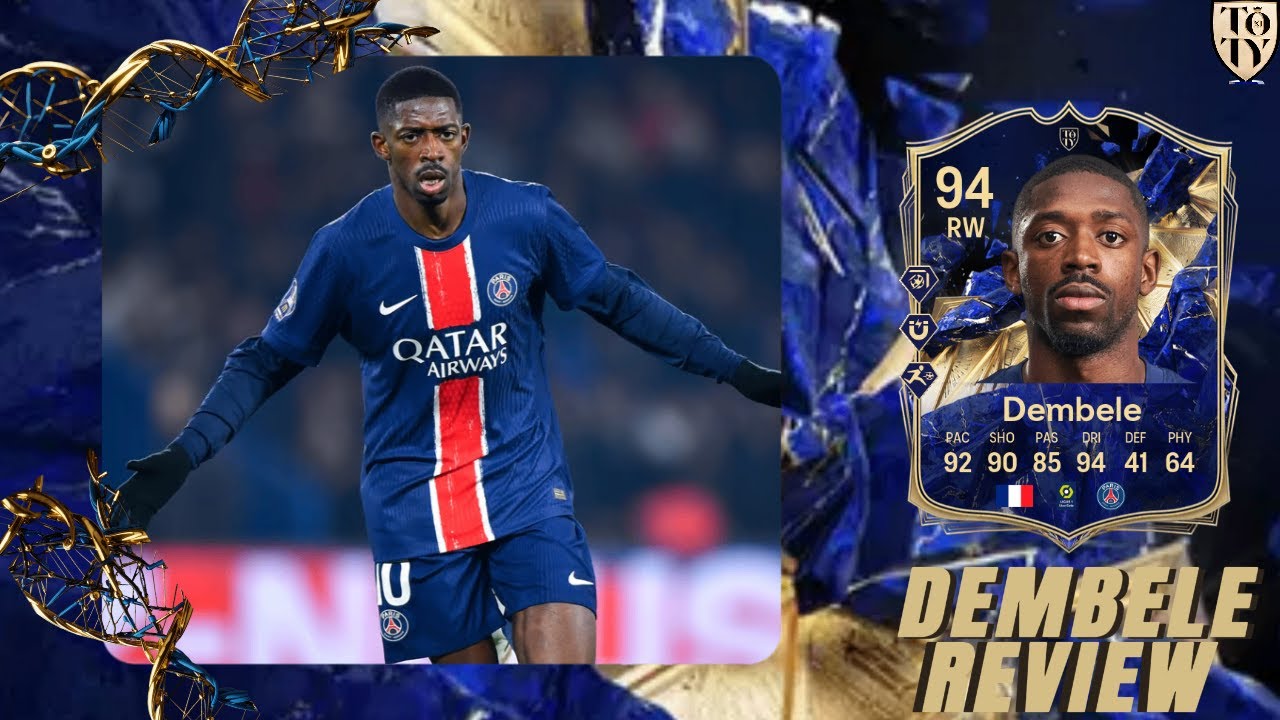 ¡ES BRUTAL SI PARECE TOTY 🤩! Ousmane Dembele 94 TOTY Blueprint EVO REVIEW EA FC 25