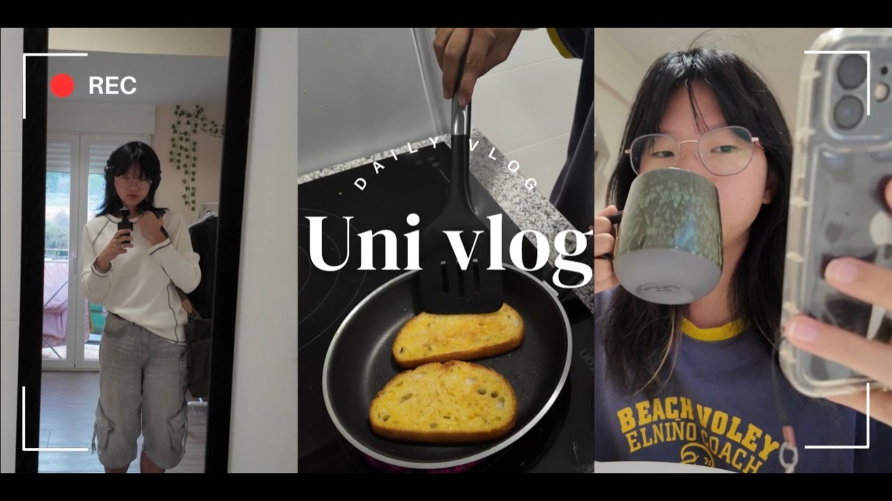 Uni vlog 🫶🏻: facultad, amigos, rutina, skincare...