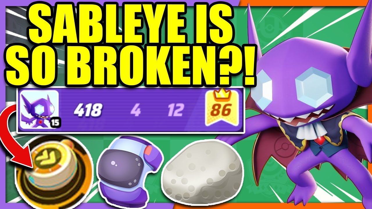 Why did no one tell me how BUSTED SABLEYE is???!!! | Pokemon Unite