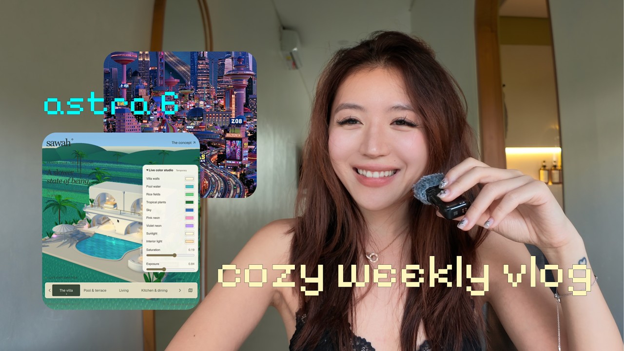 weekly vlog &mdash; trying gpt astra 6, higgsfield, then digital detox, life is a series of back and forth