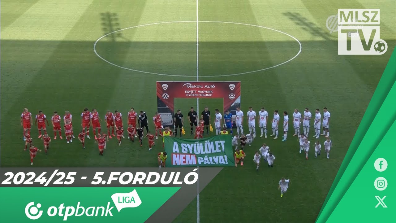 Diósgyőri VTK - Kecskeméti TE | 1 - 0 | (0 - 0) | OTP Bank Liga | 5. forduló | MLSZTV