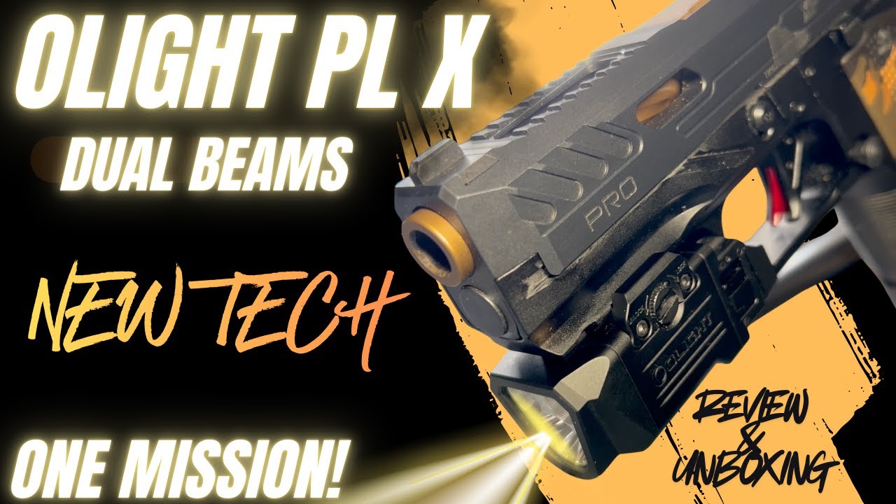 Обзор и распаковка тактического фонаря Olight PL X | Двухлучевой тактический фонарь