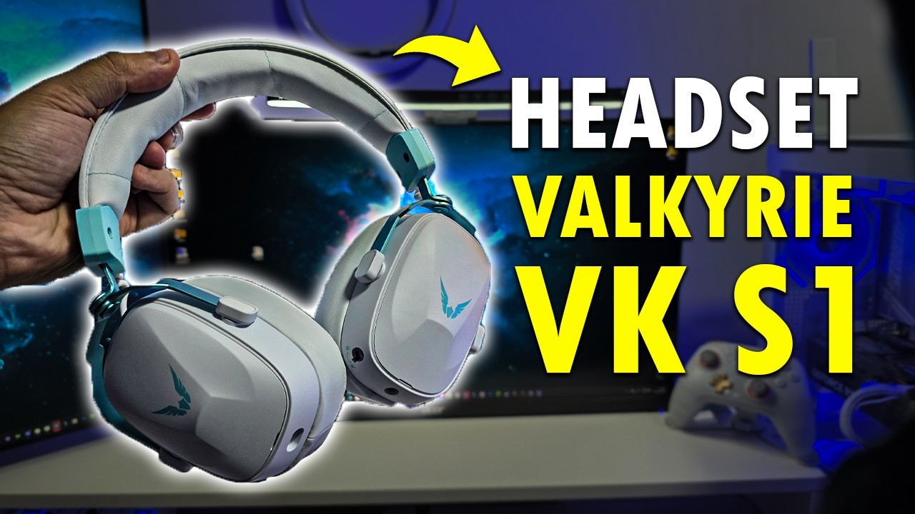 Melhor Headset que Comprei no Aliexpress Sem Fio Valkyrie VKS1 - Esse Surpreende!