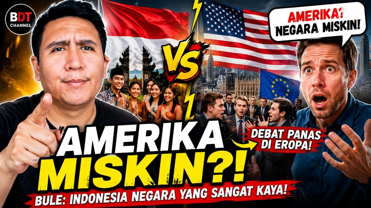 DEBAT PANAS DI EROPA! 🇮🇩 Indonesia vs Amerika, Bule Ungkap Sisi yang Jarang Dibahas