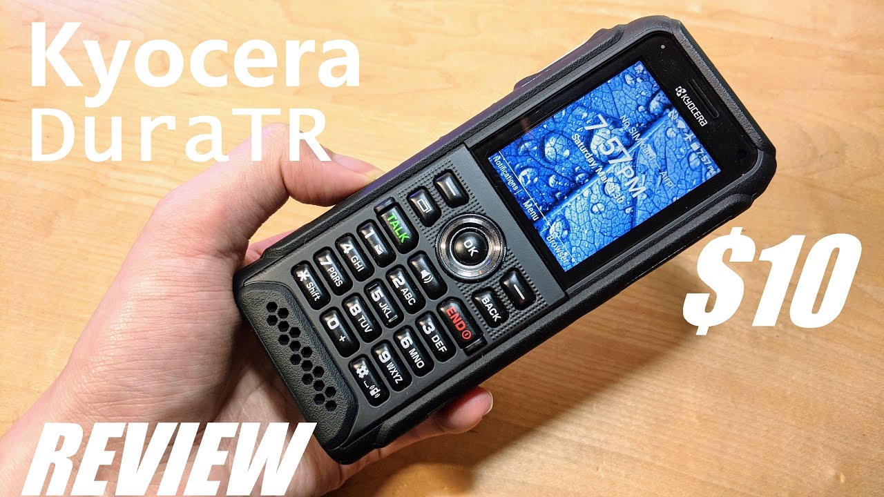 REVIEW: Kyocera DuraTR Rugged Feature Phone - Minimalist 