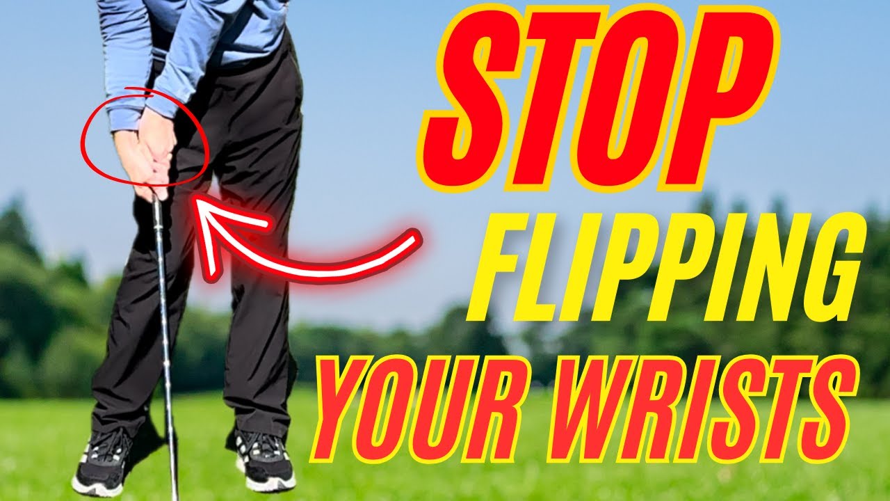 How to stop FLIPPING your wrists at IMPACT and START COMPRESSING the Golf Ball