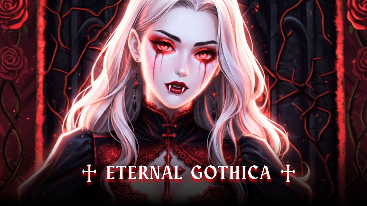 ♰ SCARLET THRONE ♰ | Soft Post-Punk Gothic – Melodic Darkwave & Crimson Rituals