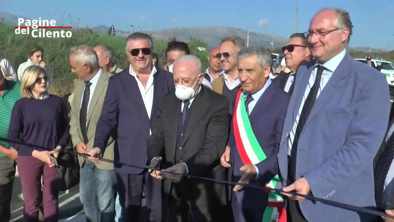 Aquara - Inaugurato il primo tratto della Fondovalle Calore  