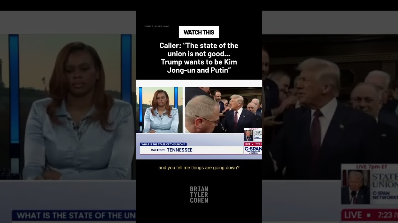Caller: &ldquo;The state of the union is not good... Trump wants to be Kim Jong-un and Putin&rdquo;