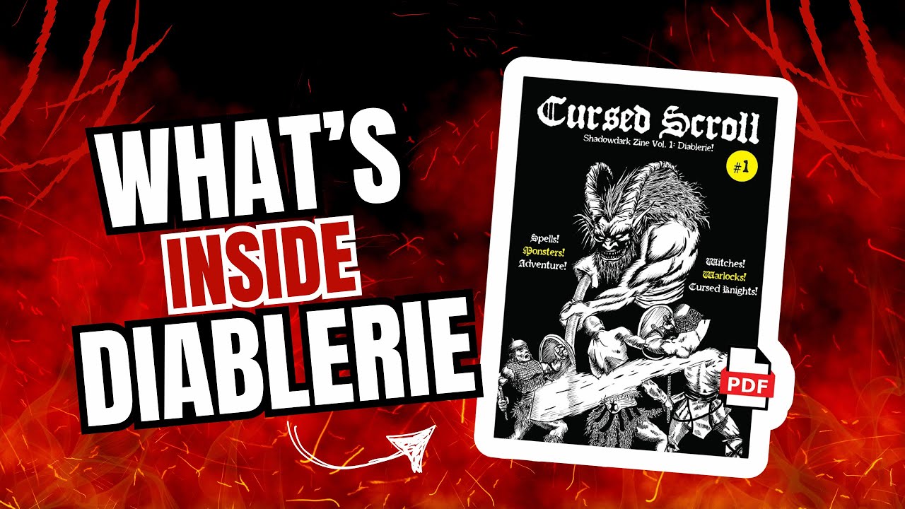 Shadowdark RPG Review Zine Vol  1: Diablerie