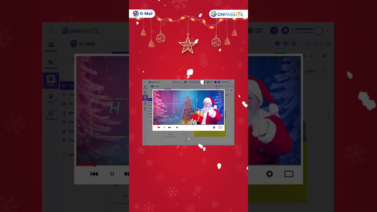 Receive greetings from Santa on O-Mail!