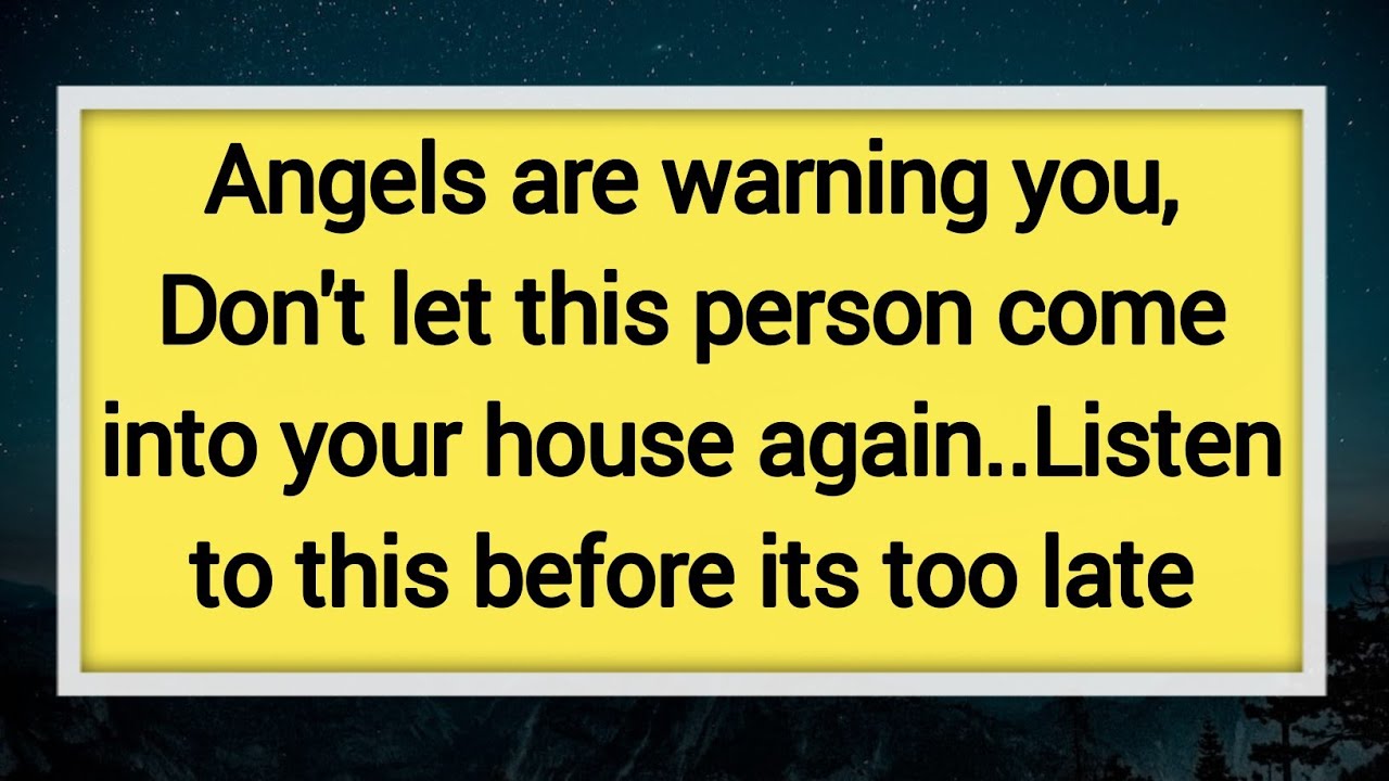 11:11💌 Angels are warning you, Don't let this person enter... ✝️Angeles Message @GodsMercy1111
