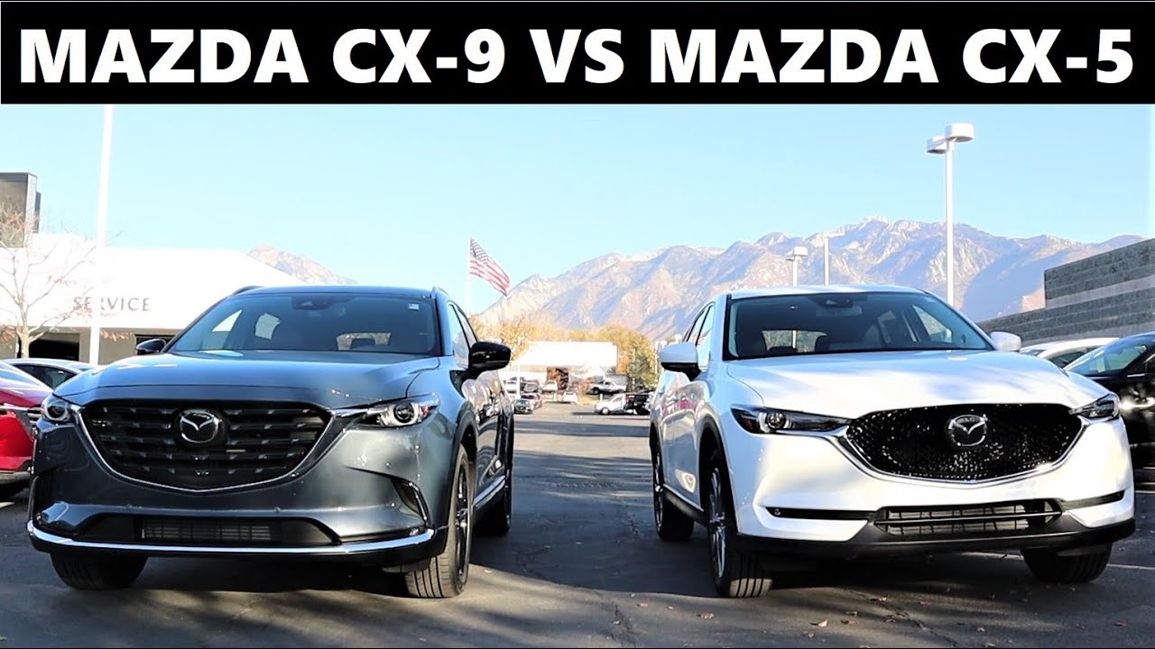 2021 Mazda CX-9 VS 2021 Mazda CX-5: Is The CX-9 Really Worth $7,000 More?