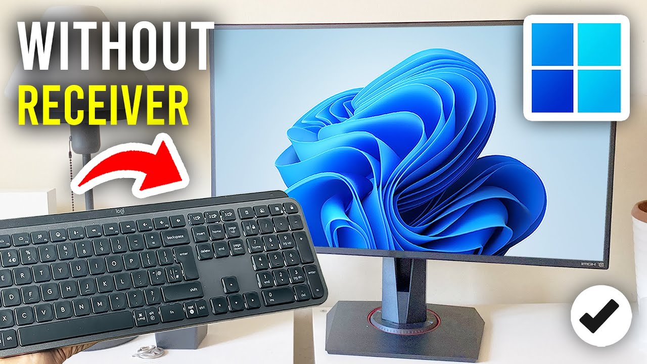 How To Connect Wireless Keyboard WIthout USB Receiver - Full Guide