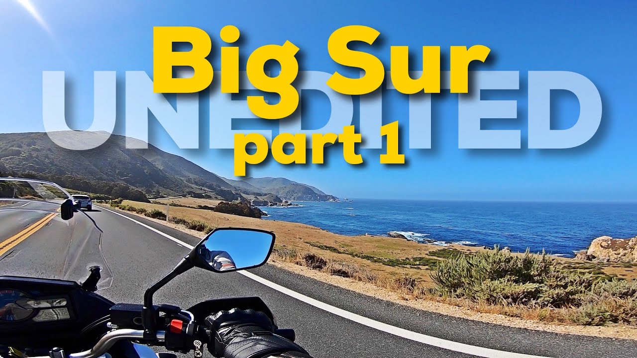 Hwy 1 on a Suzuki V-Strom 650