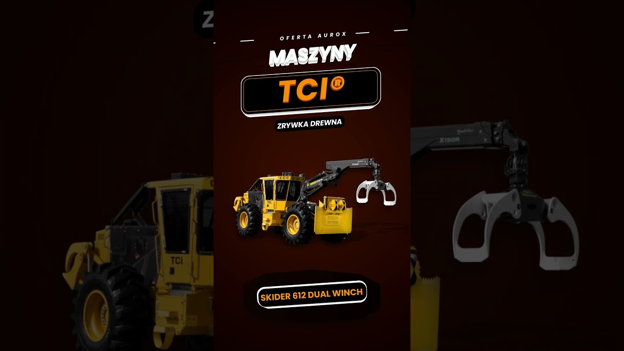 Maszyny leśne TCi&reg; już w polskich lasach - oferta Aurox #maszynyleśne #harwester #forwarder