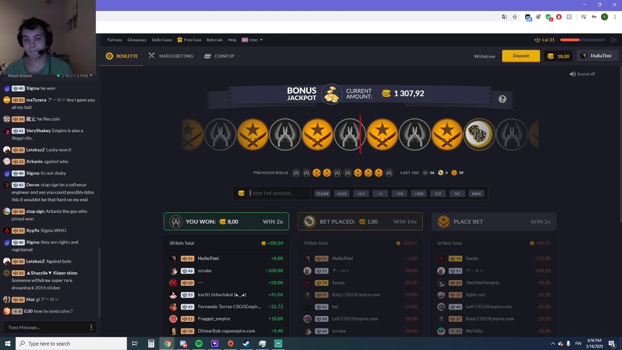 20e vs csgoempire osa 5 tai 6 ;D: Tää sivu on vaan kusetus isolla kooolla XD