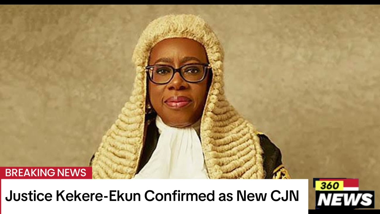 Justice Kekere-Ekun Confirmed as New  CJN#senatepresidatenigeria #cjn