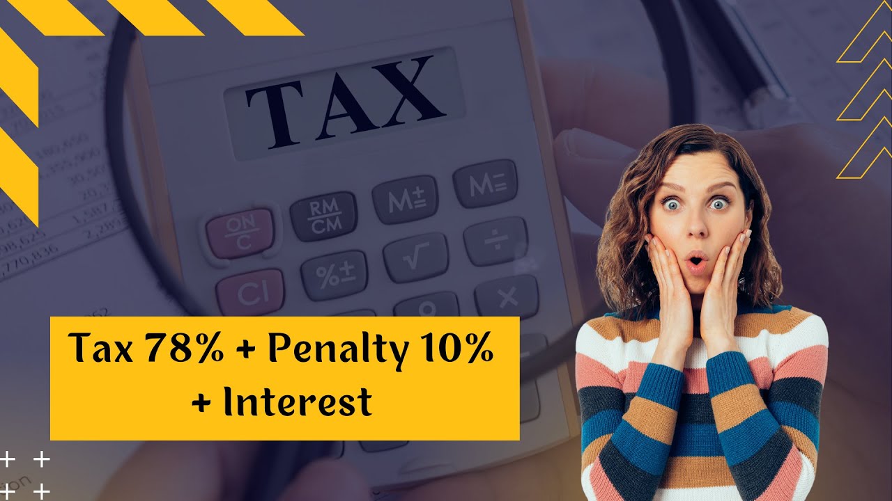 #78% tax + #10% panalty + Interest #Section 68 69 69a 69b 69c