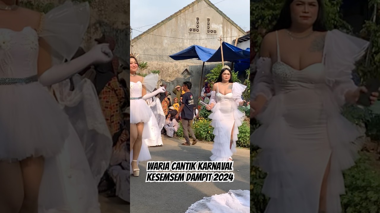 Waria Cantik #viralvideo #cantik #karnaval #jawatimur #dampit #malang #kesenian #waria #sound #fyp