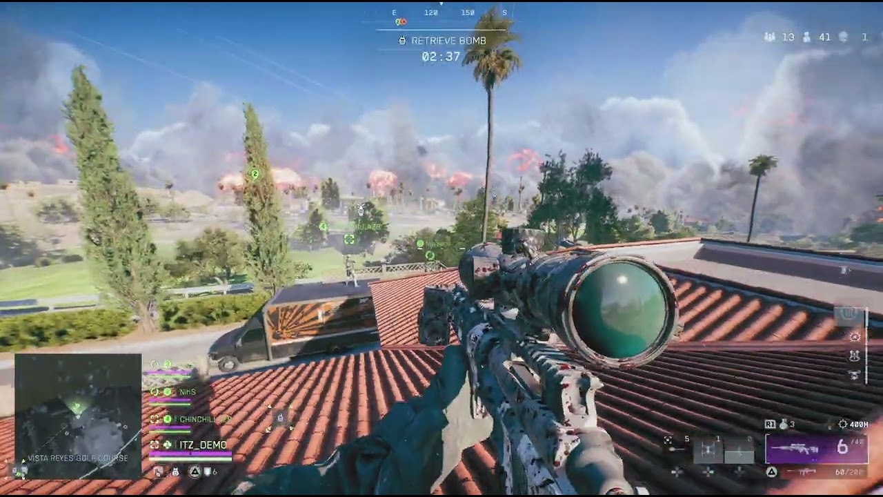 BATTLEFIED REDSEC DROPPING BOMBS ON DWEEBS