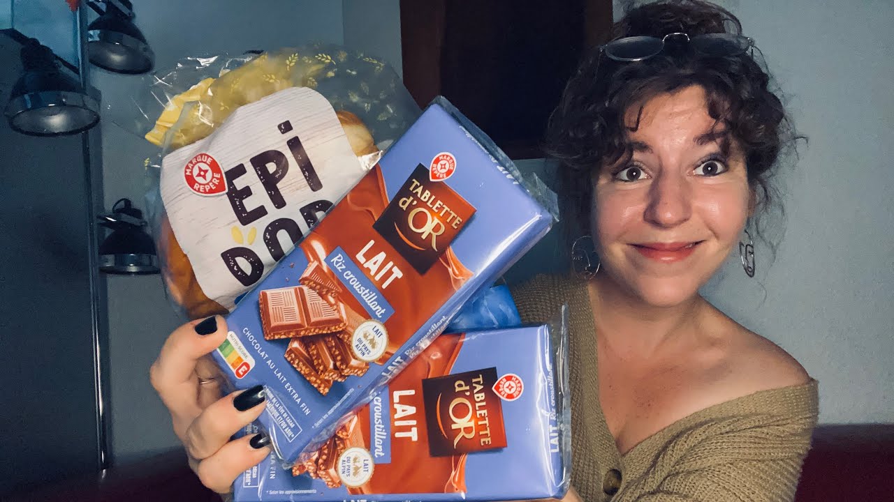 ✨🍫ASMR Fr ~ MAXI retour de courses Leclerc 🥐🧀 ~ 47mn pour déclencher ton ASMR 🥰🌙 #asmr